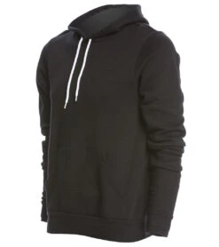 Bella + Canvas Men's Poly-Cotton Fleece Pullover Hoodie -Pranty Yoga Shop 1740153421859 black 2a