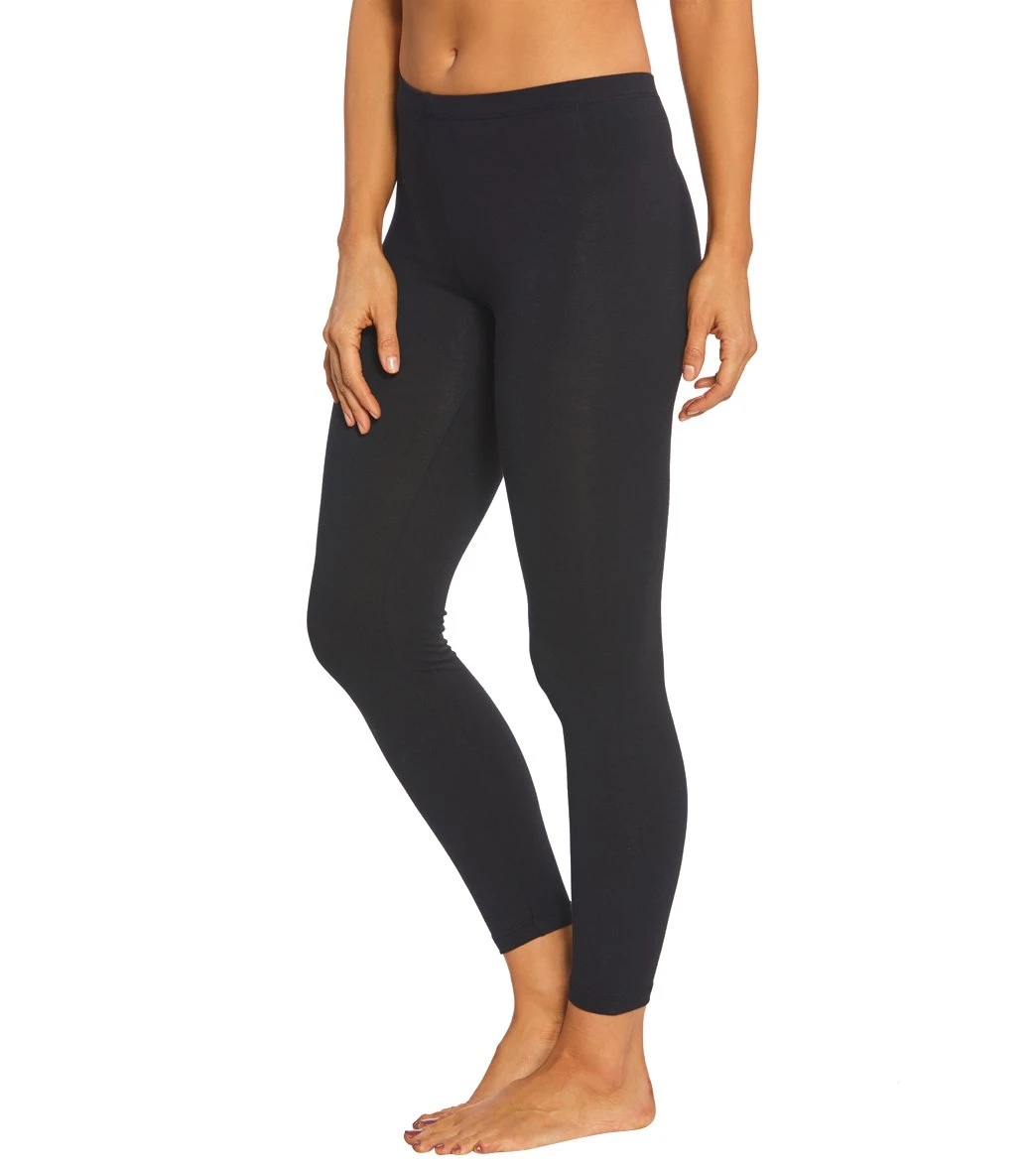 Bella + Canvas Cotton Spandex Seamless Yoga Leggings 4 Bella + Canvas Cotton Spandex Seamless Yoga Leggings - Image 2