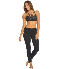 Bella + Canvas Cotton Spandex Seamless Yoga Leggings 10 Bella + Canvas Cotton Spandex Seamless Yoga Leggings -Pranty Yoga Shop 1740154798115 black 4a