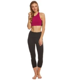 Beyond Yoga Wide Band Stacked Yoga Sports Bra Plumberry -Pranty Yoga Shop 1740174065699 plumberry 4a