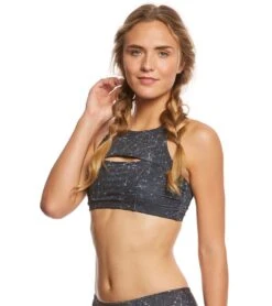 Onzie Open Heart Yoga Sports Bra Night Sky