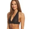 Free People Galloon Lace Halter Bra Black -Pranty Yoga Shop 1740187598883 black 2a