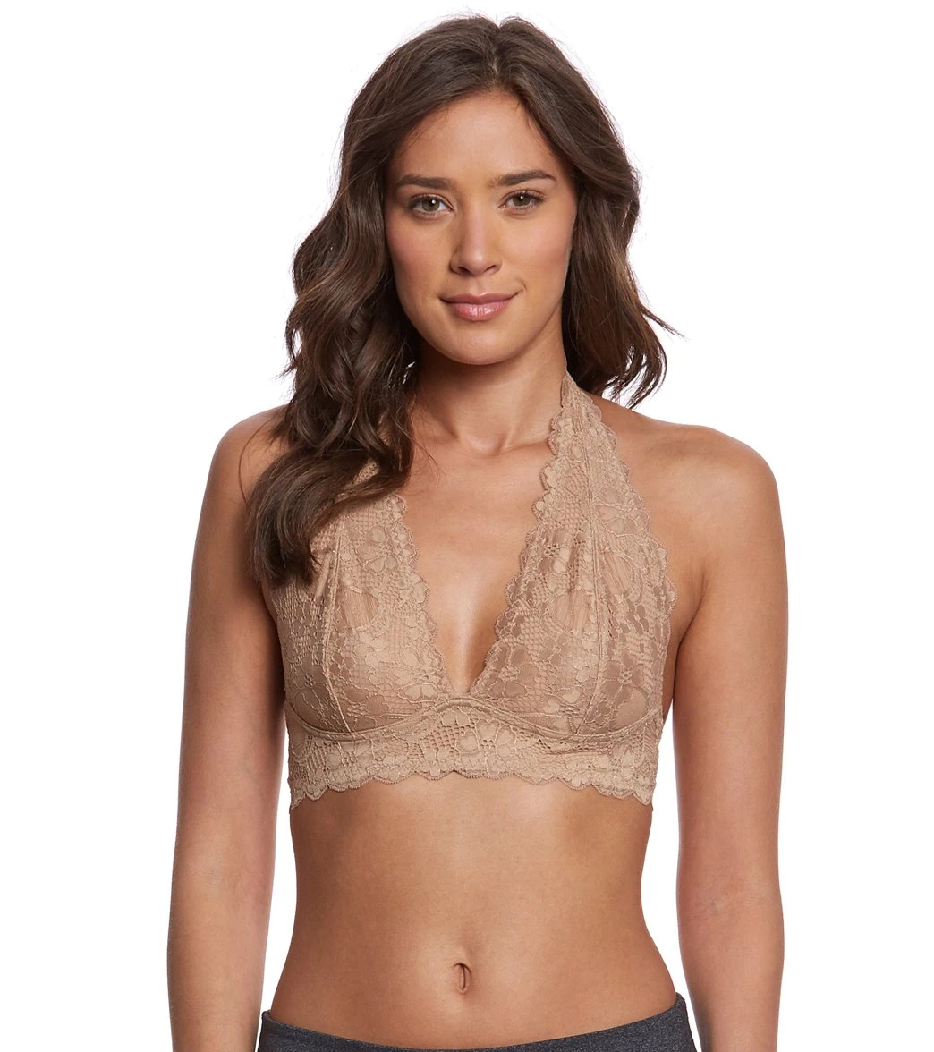 Free People Galloon Lace Halter Bra Nude 5 Free People Galloon Lace Halter Bra Nude - Image 3