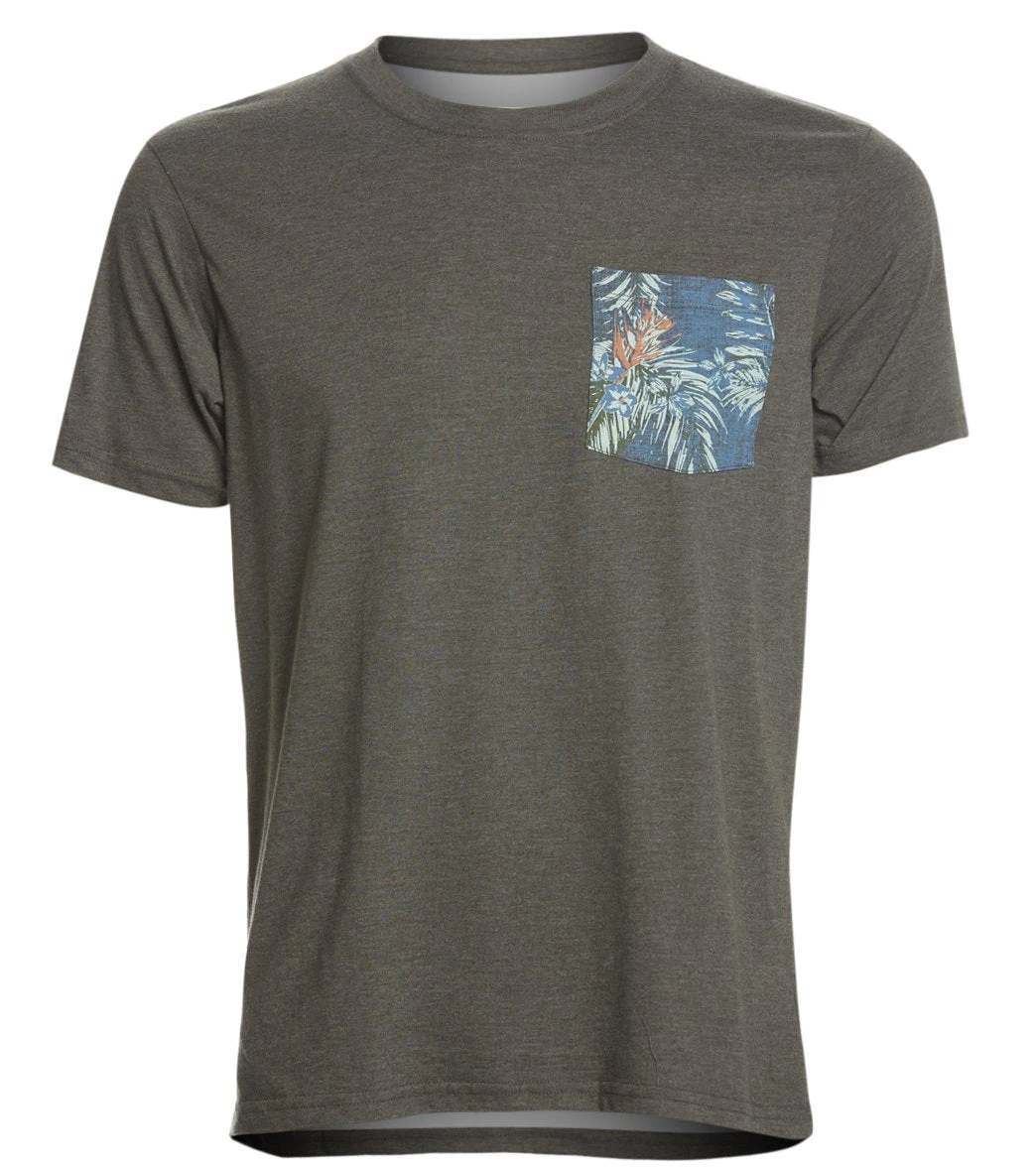 PrAna Men's PrAna Pocket Tee Gravel 6 PrAna Men's PrAna Pocket Tee Gravel - Image 4