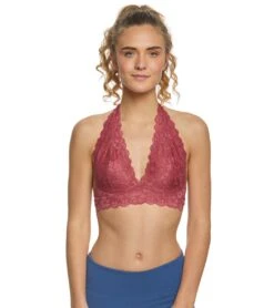 Free People Galloon Lace Halter Bra Rose -Pranty Yoga Shop 1740189728803 rose