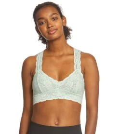 Free People Galloon Lace Racerback Bra Sky -Pranty Yoga Shop 1740191662115 sky