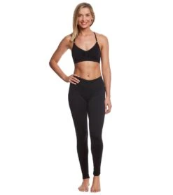 NUX V-Ankle Seamless Yoga Leggings Black -Pranty Yoga Shop 1740192808995 black 4a