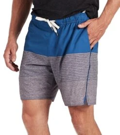 Vuori Men's Trail Yoga Shorts -Pranty Yoga Shop 1740196708387 seastripe 2a 1