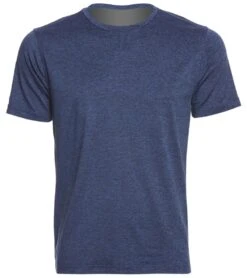 Vuori Men's Strato Tech Yoga Tee Navy Heather 7 Vuori Men's Strato Tech Yoga Tee Navy Heather -Pranty Yoga Shop 1740203950115 navyheather 1