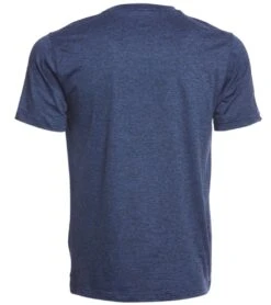 Vuori Men's Strato Tech Yoga Tee Navy Heather 6 Vuori Men's Strato Tech Yoga Tee Navy Heather -Pranty Yoga Shop 1740203950115 navyheather 3a 1