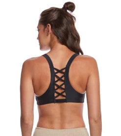 Onzie Weave Yoga Sports Bra -Pranty Yoga Shop 1740207554595 black 3a