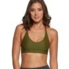 Onzie Pyramid Yoga Sports Bra Moss -Pranty Yoga Shop 1740211290147 moss 2a