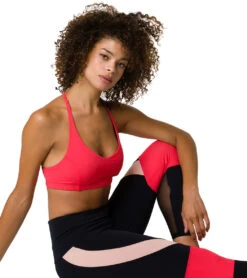 Onzie Pyramid Yoga Sports Bra Rose -Pranty Yoga Shop 1740212895779 rose 4a