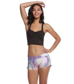 Mika Yoga Wear Lucia Hot Yoga Shorts Unicorn Aura -Pranty Yoga Shop 1740215517219 unicornaura 4a