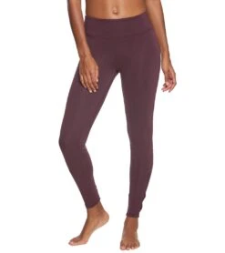 Balance Collection Alison High Waisted Strappy Mesh Yoga Leggings Wild Plum -Pranty Yoga Shop 1740218499107 wildplum