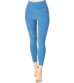 Beyond Yoga Spacedye High Waisted Caught In The Midi 7/8 Yoga Leggings Victory Blue/Blue Suede -Pranty Yoga Shop 1740236619811 victorybluebluesuede