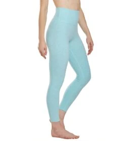 Beyond Yoga Spacedye High Waisted Caught In The Midi 7/8 Yoga Leggings Island Topaz White