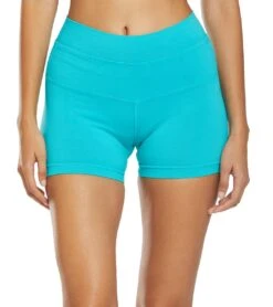 Hard Tail High Rise Yoga Booty Shorts Waterlily -Pranty Yoga Shop 1740241338403 waterlily