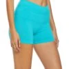 Hard Tail High Rise Yoga Booty Shorts Waterlily -Pranty Yoga Shop 1740241338403 waterlily 2a