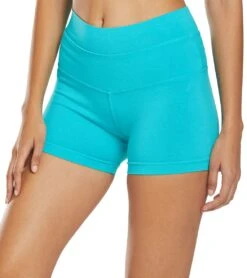 Hard Tail High Rise Yoga Booty Shorts Waterlily -Pranty Yoga Shop 1740241338403 waterlily 5a