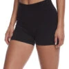 Hard Tail High Rise Yoga Booty Shorts Black 1 Hard Tail High Rise Yoga Booty Shorts Black -Pranty Yoga Shop 1740242157603 black 2a