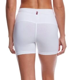 Hard Tail High Rise Yoga Booty Shorts White -Pranty Yoga Shop 1740244549667 white 3a