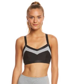 Beyond Yoga Full Disclosure Yoga Sports Bra Gray Pintuck -Pranty Yoga Shop 1740247072803 graypintuck