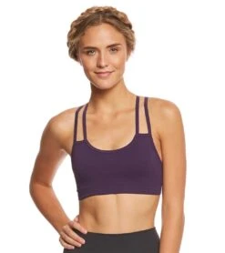 NUX Meditate Seamless Yoga Sports Bra Blackberry -Pranty Yoga Shop 1740259786787 blackberry