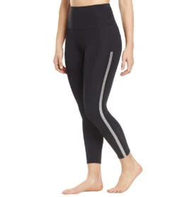Onzie Side Runner Yoga Leggings Black/Silver -Pranty Yoga Shop 1740288950307 blacksilver