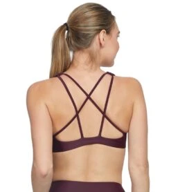 Onzie Mudra Yoga Sports Bra Aubergine -Pranty Yoga Shop 1740296355875 aubergine