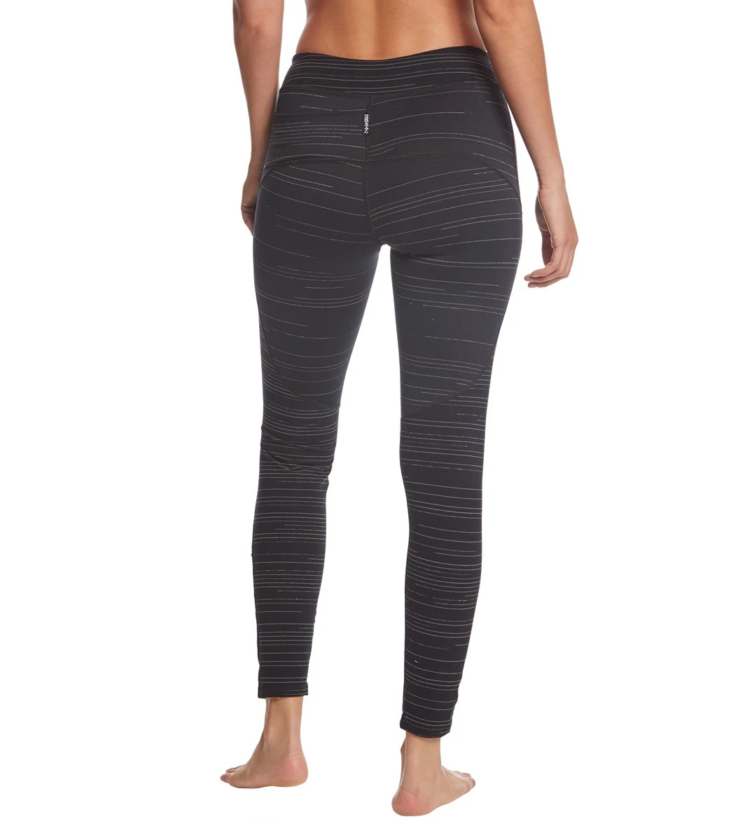 Hard Tail Mid Rise Side Blocked Yoga Leggings Black 4 Hard Tail Mid Rise Side Blocked Yoga Leggings Black - Image 2