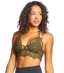 Free People Adella Bralette Olive