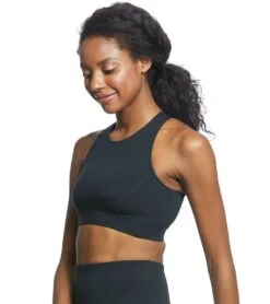 Everyday Yoga Warrior X High Neck Sports Bra -Pranty Yoga Shop 1740307955747 black 3a