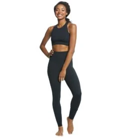 Everyday Yoga Warrior X High Neck Sports Bra -Pranty Yoga Shop 1740307955747 black 4a