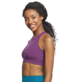 Everyday Yoga Warrior X High Neck Sports Bra -Pranty Yoga Shop 1740308283427 purple 3a