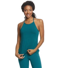 Everyday Yoga Fit + Flow Support Tank Teal