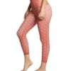 DYI Printed Signature 7/8 Yoga Leggings Brick/White Diamonds -Pranty Yoga Shop 1740321882147 brickwhitediamonds 2a