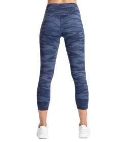 DYI Printed Signature 7/8 Yoga Leggings Camo