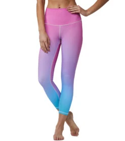 DYI Printed Signature 7/8 Yoga Leggings Multi Gradient 9 DYI Printed Signature 7/8 Yoga Leggings Multi Gradient -Pranty Yoga Shop 1740322799651 multigradient