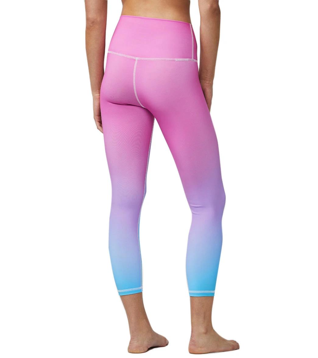 DYI Printed Signature 7/8 Yoga Leggings Multi Gradient 4 DYI Printed Signature 7/8 Yoga Leggings Multi Gradient - Image 2