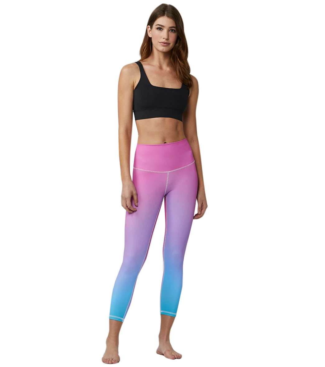 DYI Printed Signature 7/8 Yoga Leggings Multi Gradient 5 DYI Printed Signature 7/8 Yoga Leggings Multi Gradient - Image 3