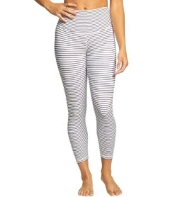DYI Printed Signature 7/8 Yoga Leggings Black/White -Pranty Yoga Shop 1740323815459 blackwhite
