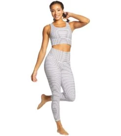 DYI Printed Signature 7/8 Yoga Leggings Black/White -Pranty Yoga Shop 1740323815459 blackwhite 4a