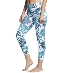 DYI Printed Signature 7/8 Yoga Leggings Paired Palm