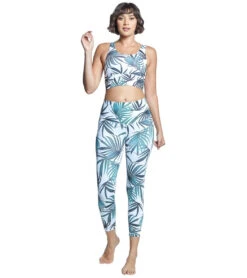 DYI Printed Signature 7/8 Yoga Leggings Paired Palm -Pranty Yoga Shop 1740324077603 pairedpalm 4a