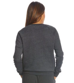 Spiritual Gangster SG Varsity Old School Pullover -Pranty Yoga Shop 1740326043683 vintageblack 3a