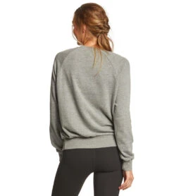 Spiritual Gangster SG Varsity Old School Pullover -Pranty Yoga Shop 1740326338595 heathergrey 3a 1