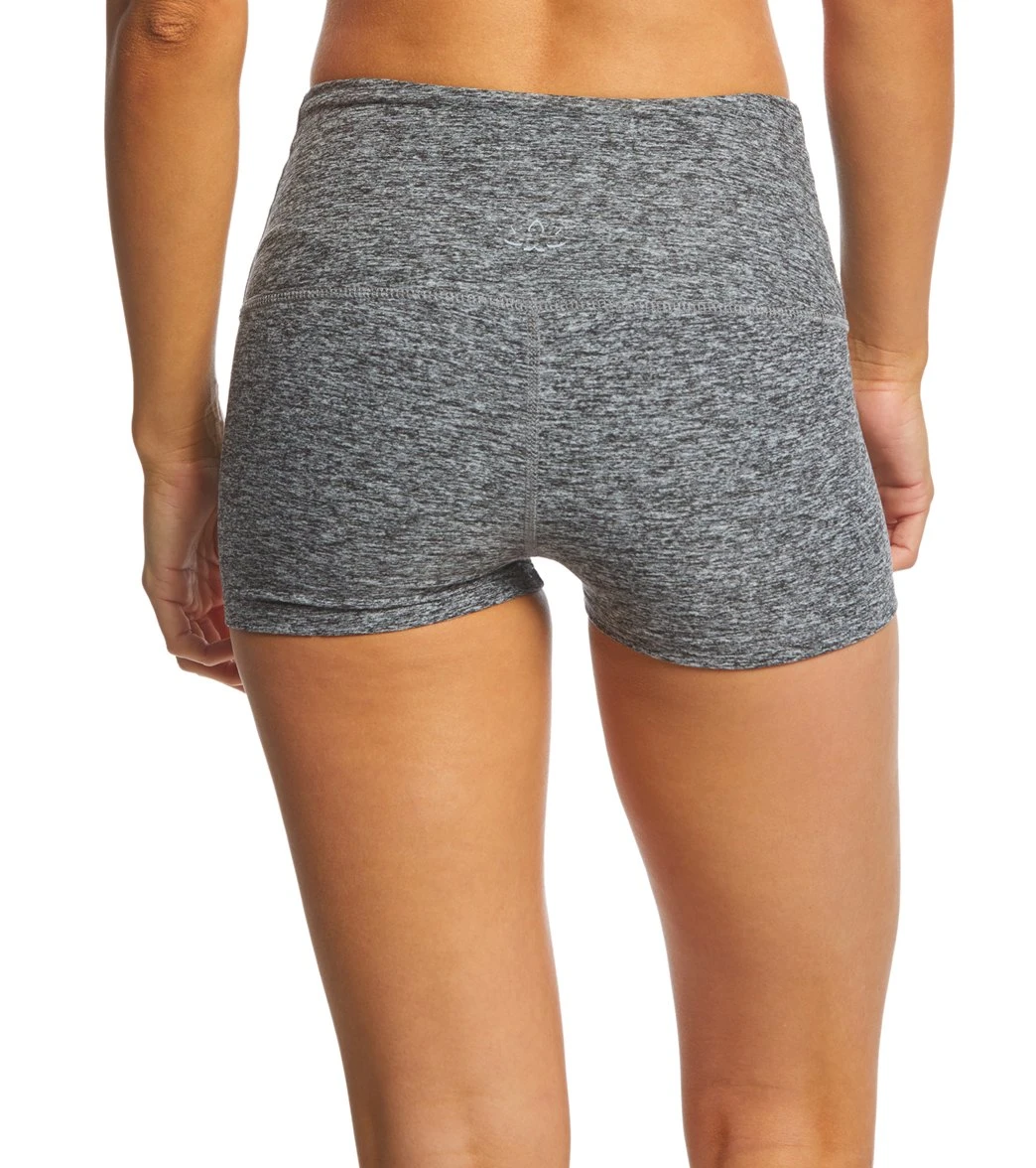 Beyond Yoga Spacedye Circuit High Waisted Short Shorts Black/White 4 Beyond Yoga Spacedye Circuit High Waisted Short Shorts Black/White - Image 2