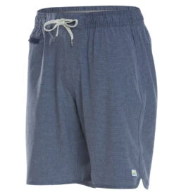 Vuori Men's Banks Shorts Navy Engineered Stripe -Pranty Yoga Shop 1740335710243 navyengineeredstripe