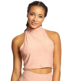 Beyond Yoga Lightweight Racerback Cropped Tank Rainwash Pink Shell -Pranty Yoga Shop 1740337479715 rainwashpinkshell